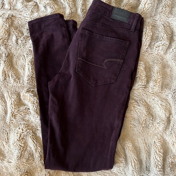 AMERICAN EAGLE HI RISE JEGGINGS— size 4 - Picture 1 of 4